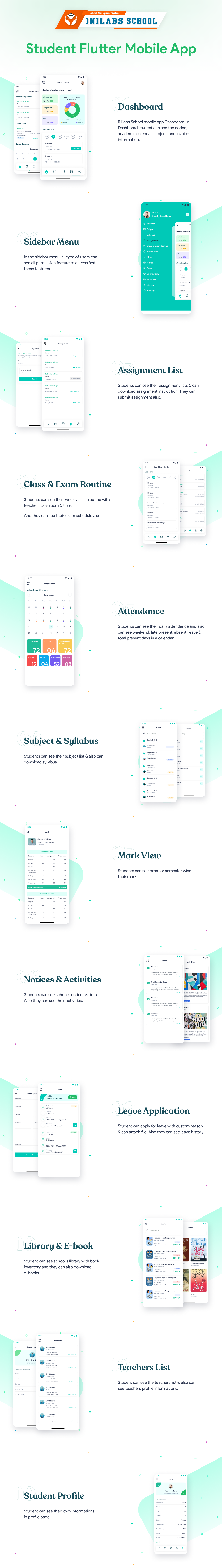 What's included with the Eduking – Android App for School Management System?